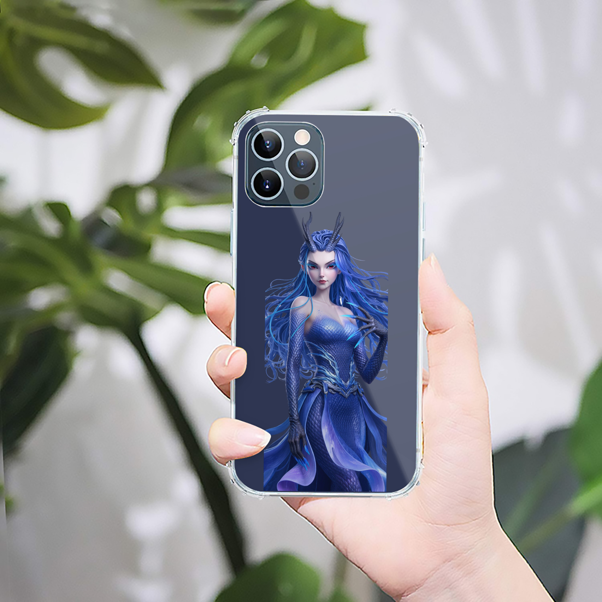 （画像用） Ne Zha 2 ナタ 魔童の大暴れ 【iPhone 12シリーズ対応】透明スマホケース（クリアソフトケース）